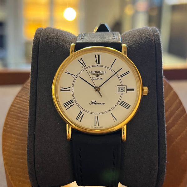 LONGINES Presence クォーツ 腕時計 ゴールド Longines Présence Quartz Date Gold Plated
