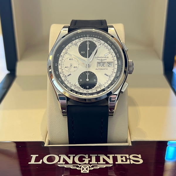Longines Heritage 1954 Panda Chrono Full Set L2.747.4.92.4