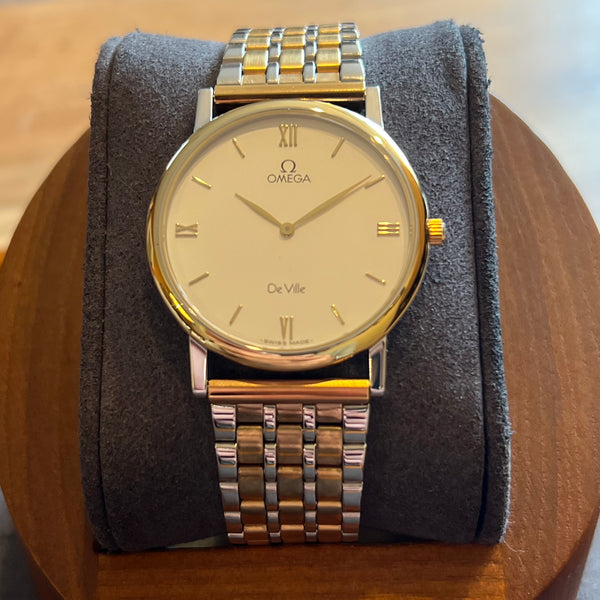 Omega De Ville Two Tone Vintage 33 mm display picture 3