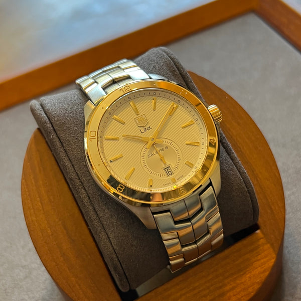Tag Heuer Link Calibre Gold Bezel Full Set - Main Image