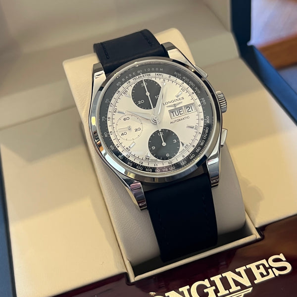 Longines Heritage 1954 Panda Chrono Full Set
