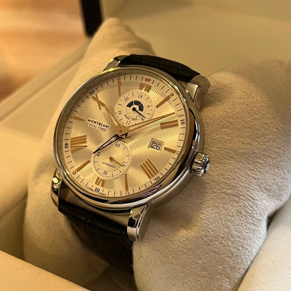 d*2様 ***様 d*2様 n1372 MONTBLANC モンブラン ブラン Montblanc Dual Time Full Set MB114857
