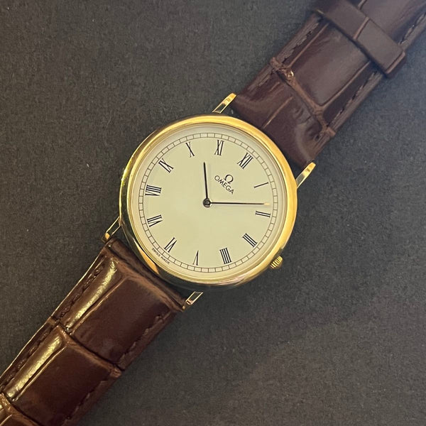 OMEGA de ville アンティーク Omega De Ville Gold Plated 34 mm