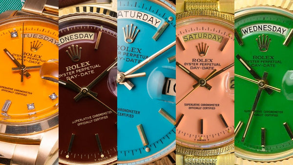 Color Dial Image The Vibrant and Timeless Colors of Rolex Dial Faces