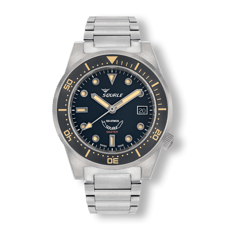 Squale Master Titanium 120 ATM Automatic Titanium Watch MASTIBKBK.TI20