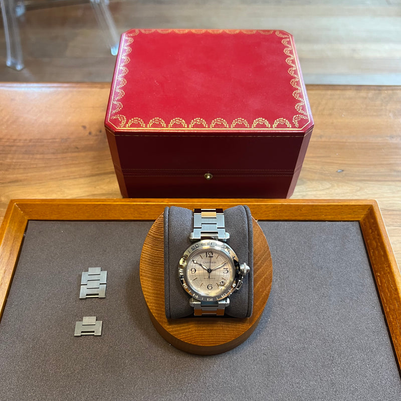 Cartier Pasha C Automatic Gmt W31029M7