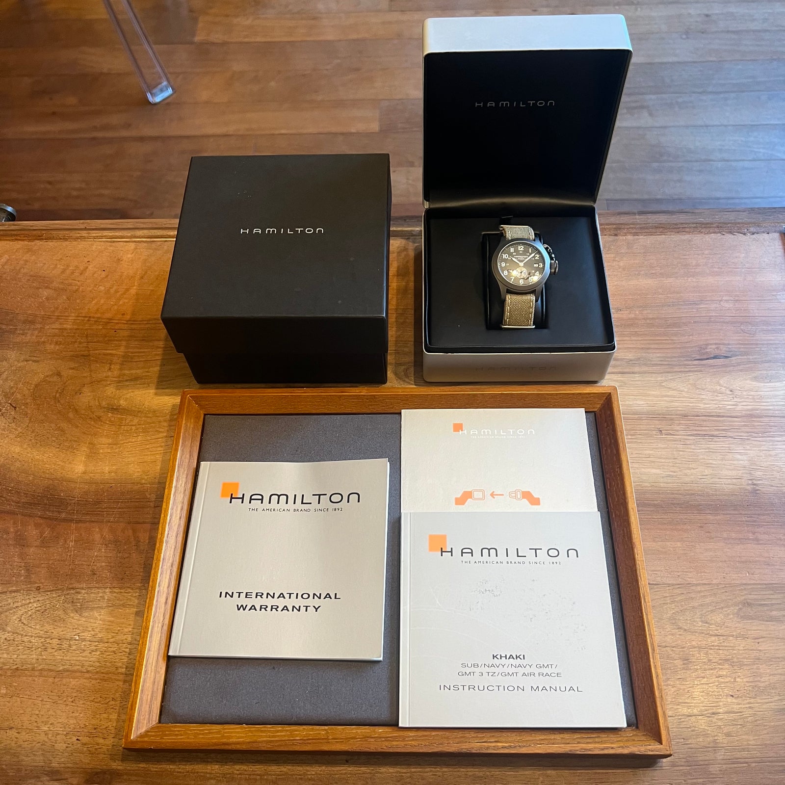 Hamilton Khaki Navy Frogman Titanium Full Set H774450