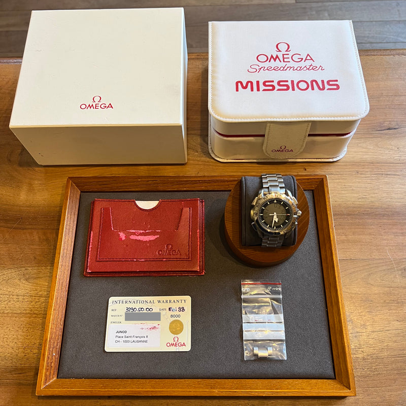 Omega Speedmaster Titanium on Titanium Full Set 3290.50