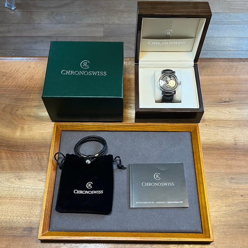 Chronoswiss Flying Regulator Open Gear Full Set CH-8753-BKBK