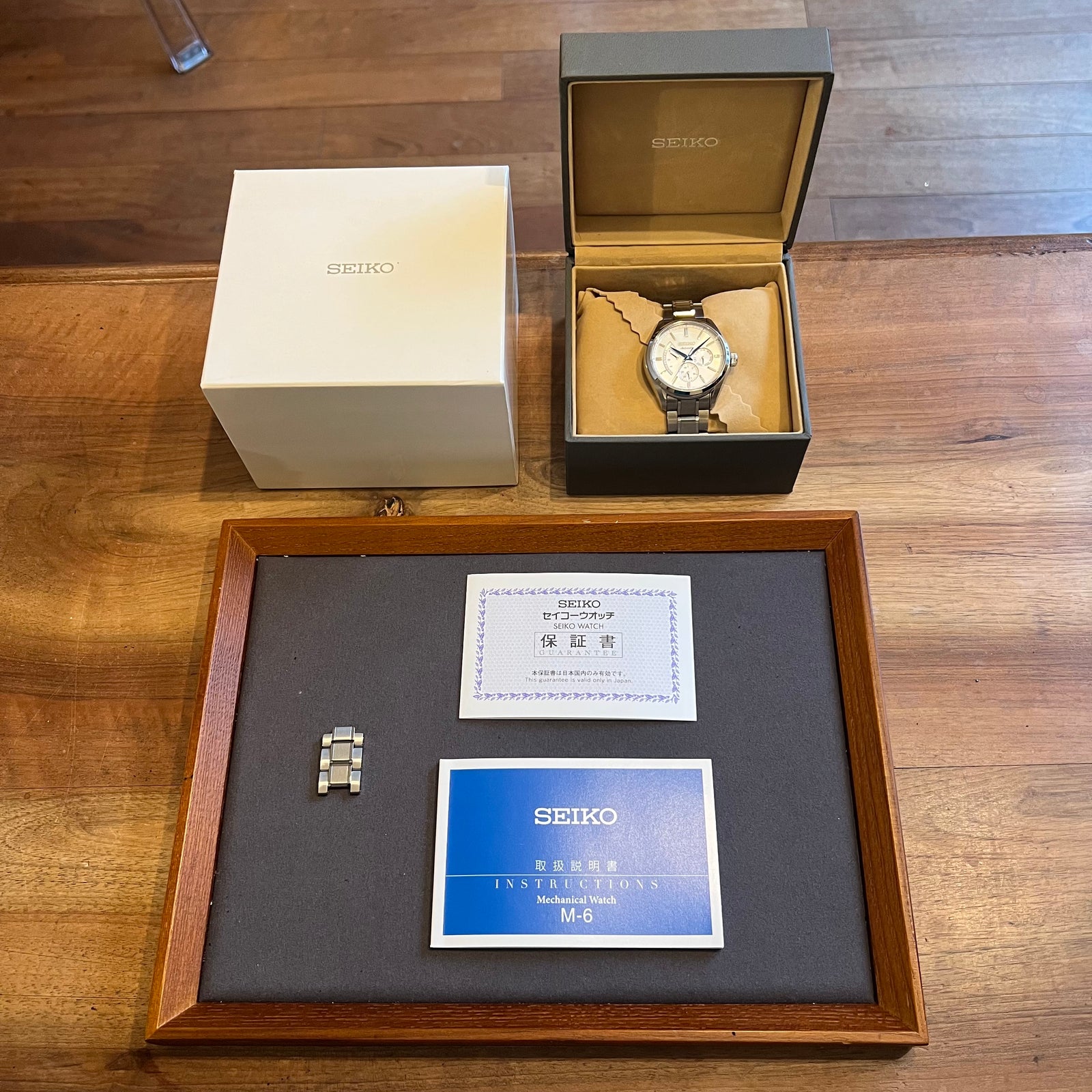 Seiko Presage Automatic Power Reserve Full Set SARW021