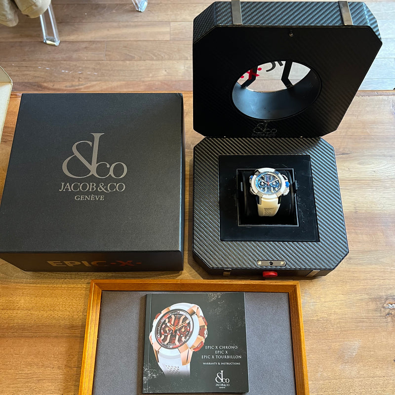 Jacob & Co Epic X Chrono Summer Edition Full Set EC313.20