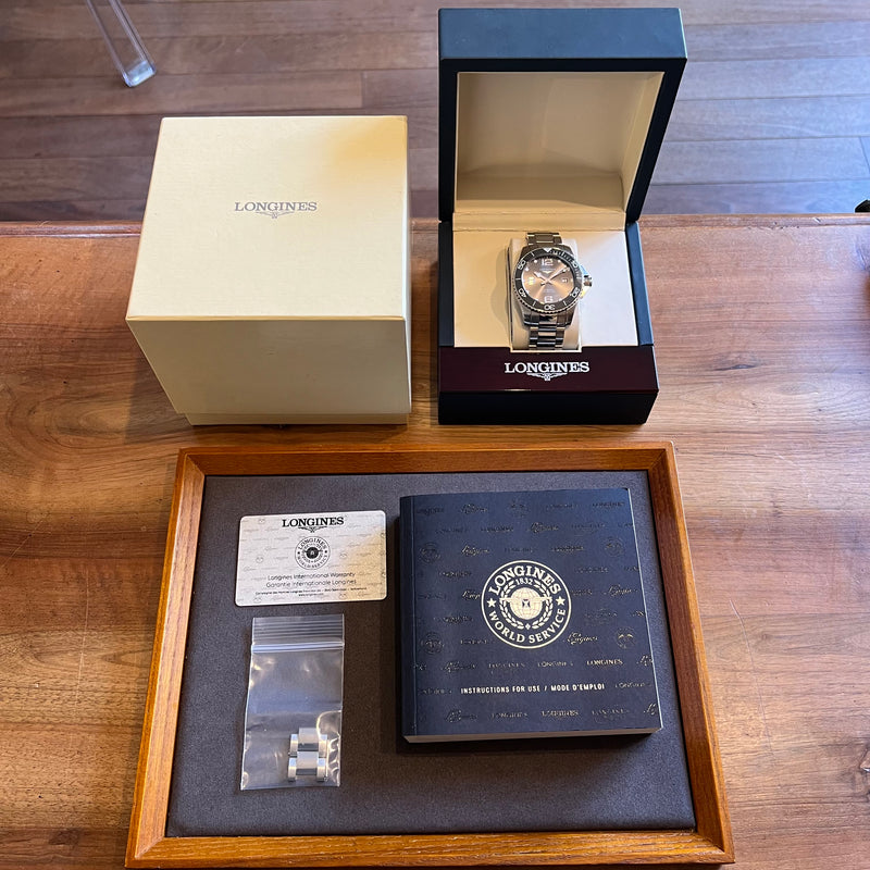 Longines Hydroconquest Automatic Date Full Set L3.782.4.76.6