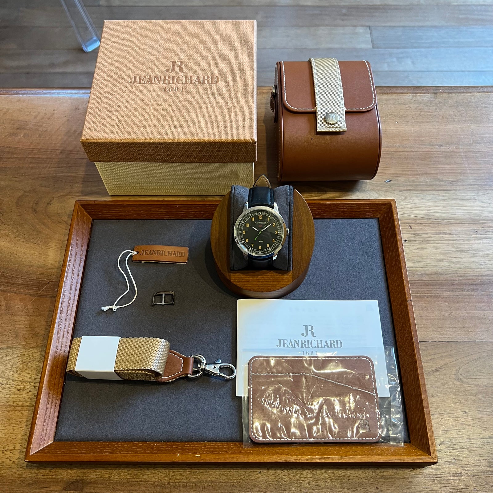 JeanRichard 1681 AFF3 Green Dial Automatic 60300-11-A11-AAP