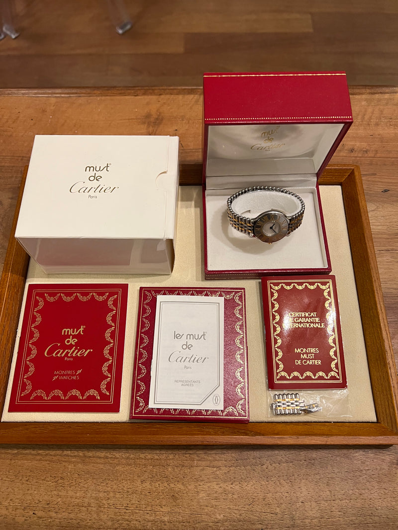 Cartier Must 21 Vintage 1993 Full Set W1005120