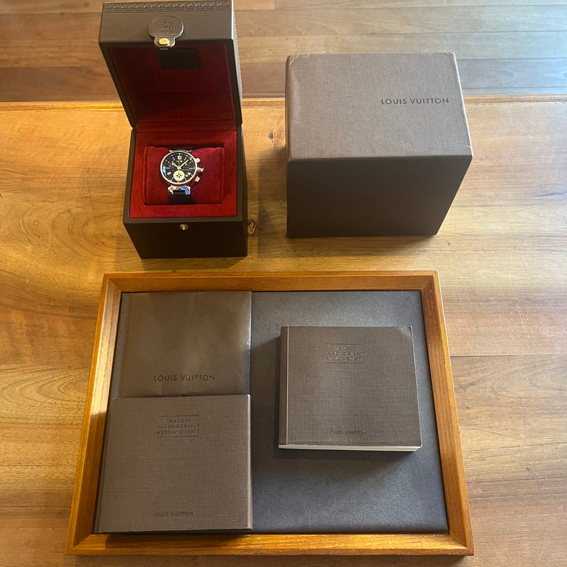Louis Vuitton Tambour Lovely Cup Chronograph Full Set Q132G