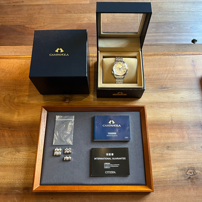 CITIZEN Campanola Grand Complication Perpetual Calendar Full set Ctr57-0981