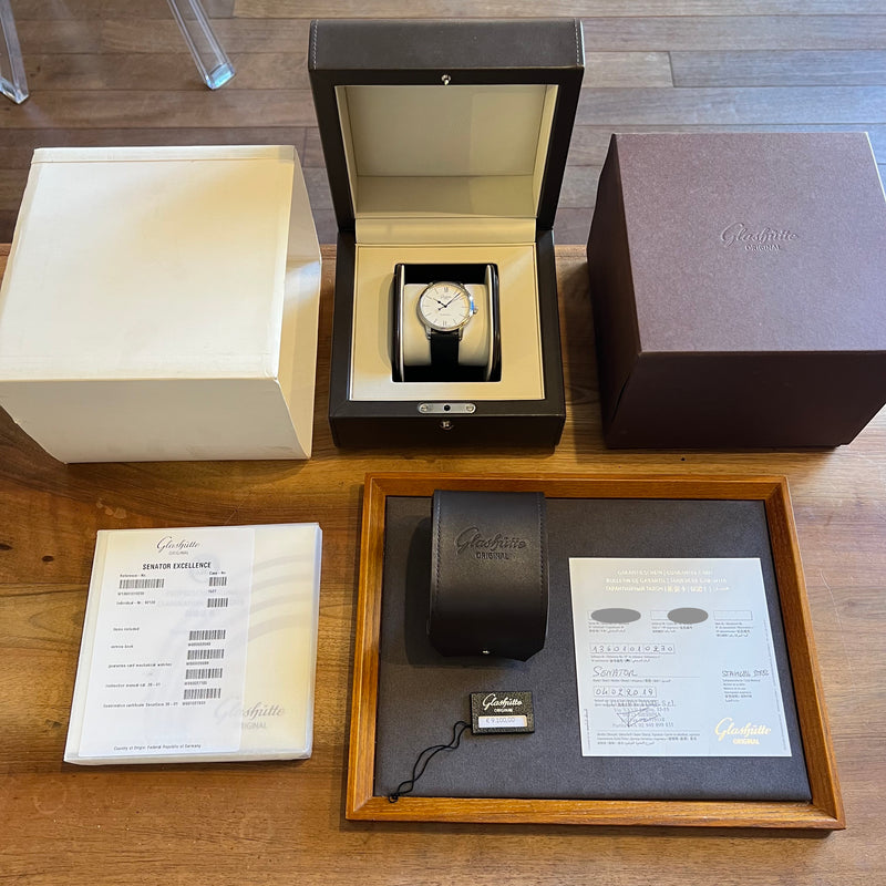 Glashütte Senator Excellence Full Set 1-36-01-01-02-61