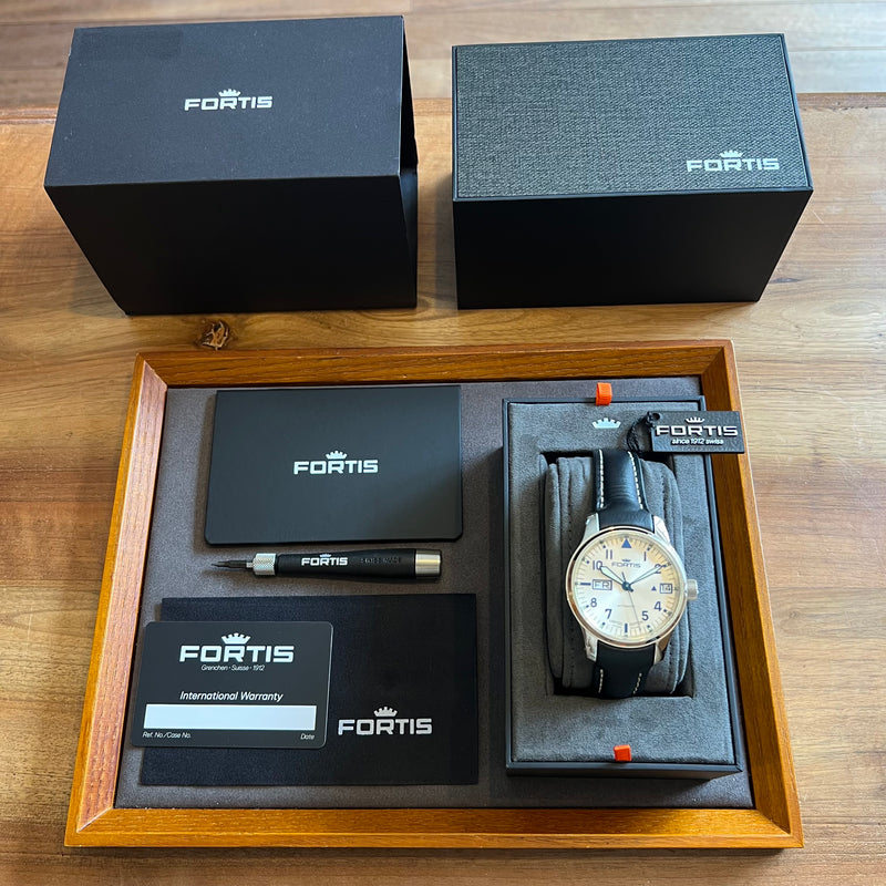 Fortis Limited Edition Flieger Day-Date Full Set 700.20.92