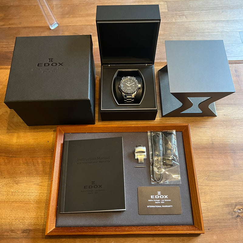 Edox Chronograph Offshore 1 Full Set 80099