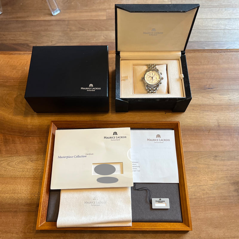 Maurice Lacroix Masterpiece Chronograph Full Set MP6398