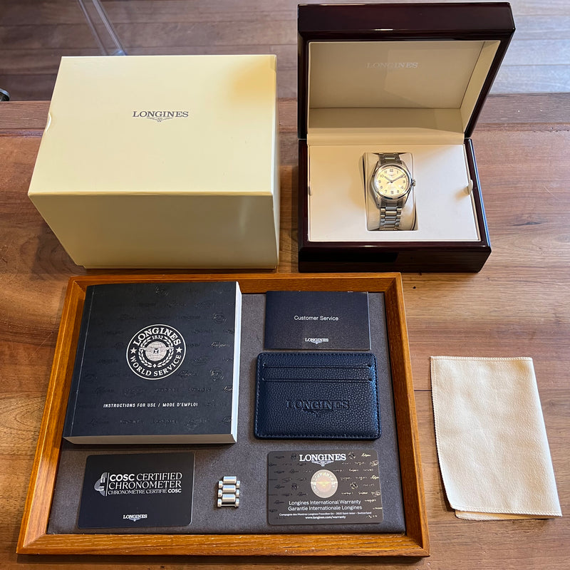LONGINES ギフトボックス 4個セット Longines Spirit Automatic Date Full Set L3.410.4.63.6