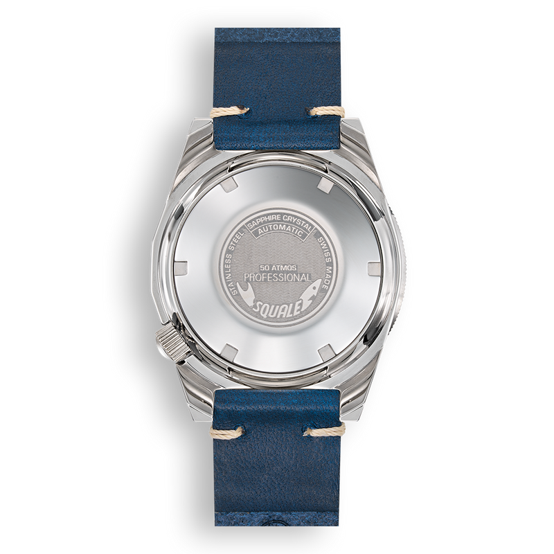 Squale 1521 Blue Ray Automatic Steel Watch 1521PROFD.SQ20L