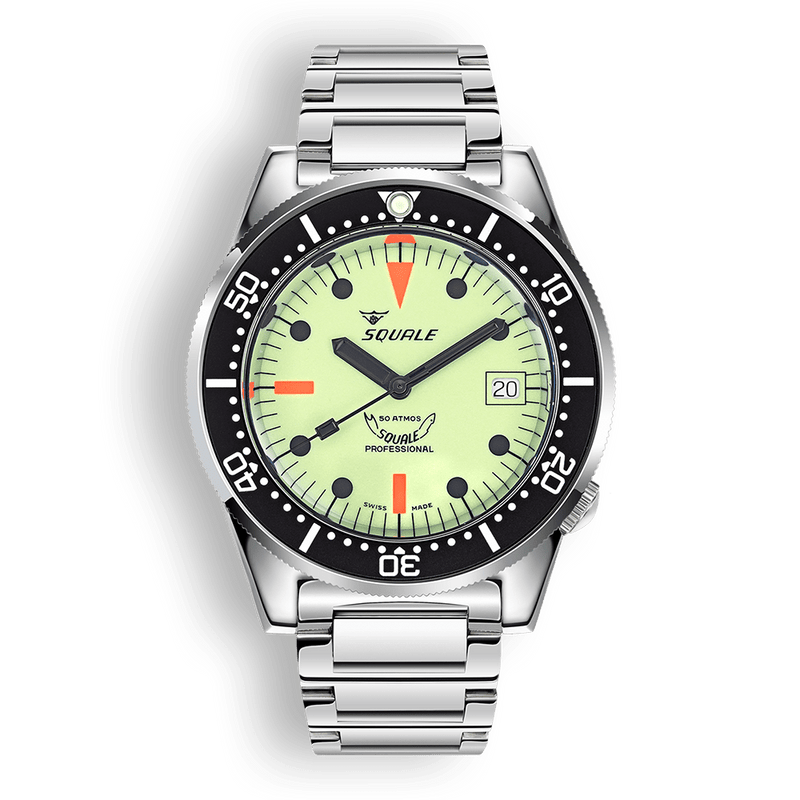 Squale 1521 Full Luminous Automatic Steel Watch 1521FULL.SQ20L