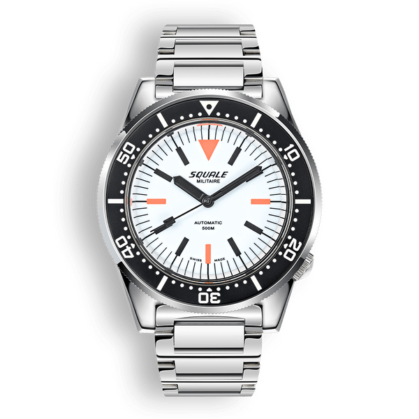 Squale 1521 Full Luminous Militaire Bracelet Automatic Steel Watch 1521FUMIWT.SQ20L