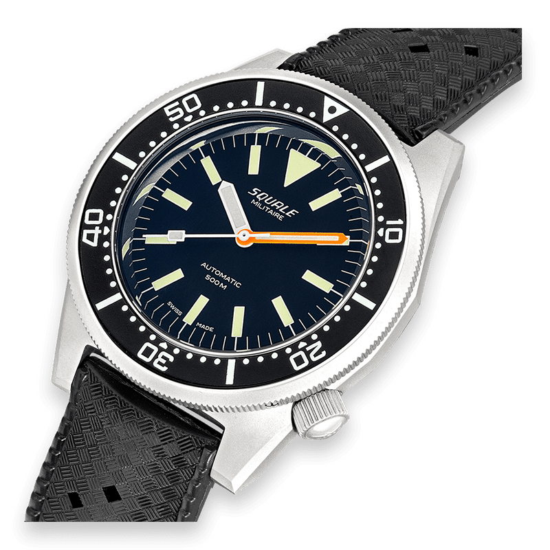 Squale 1521 Militaire Blasted Automatic Steel Watch 1521MILBL.HT