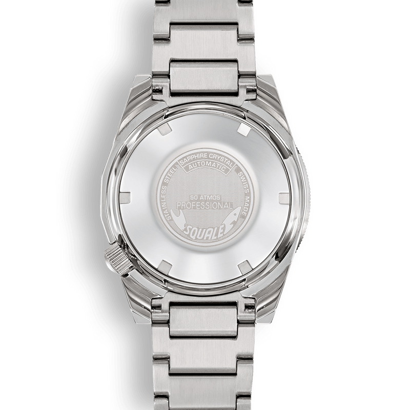 Squale 1521 Green Ray Bracelet Automatic Steel Watch 1521PROFGR.SQ20L