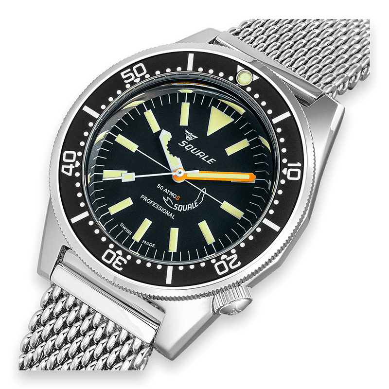 Squale 1521 Watch Your Hand Limited Edition Automatic Steel Watch 1521SECSEC.ME20