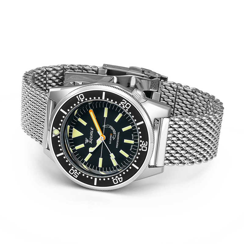Squale 1521 Watch Your Hand Limited Edition Automatic Steel Watch 1521SECSEC.ME20