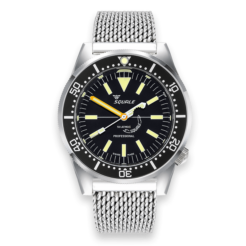 Squale 1521 Watch Your Hand Limited Edition Automatic Steel Watch 1521SECSEC.ME20