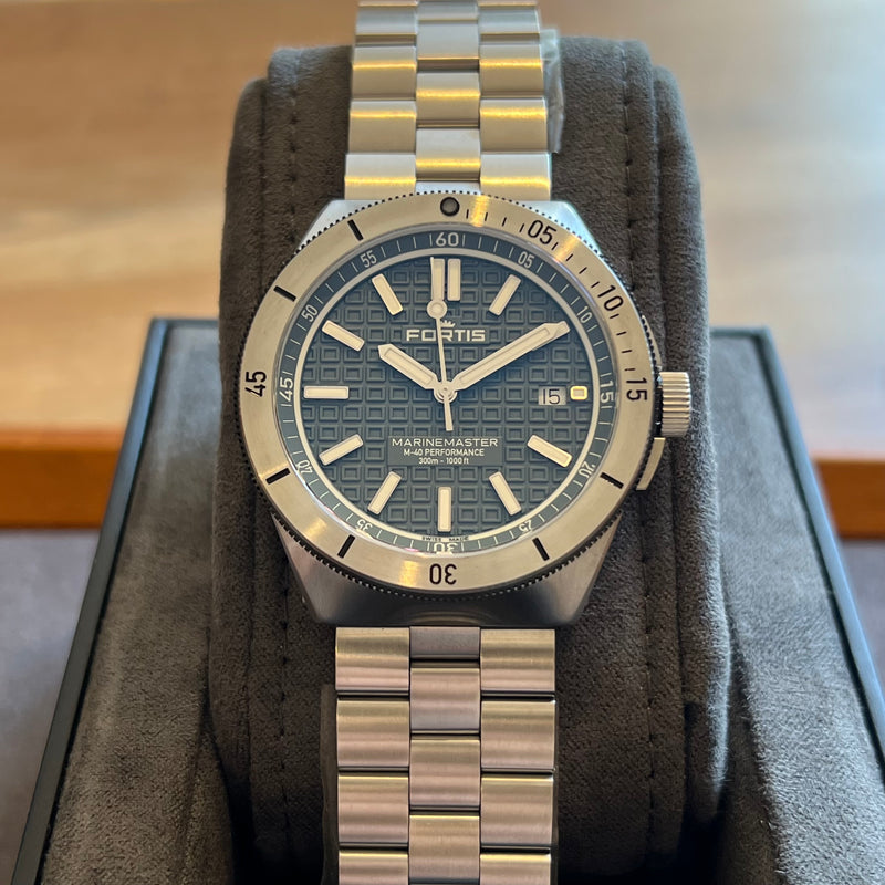 値下げ　FORTIS マリーンマスターF8120006 M-40 ロックストーン 値下げ FORTIS マリーンマスターF8120006 M-40 ロックストーン - メルカリ