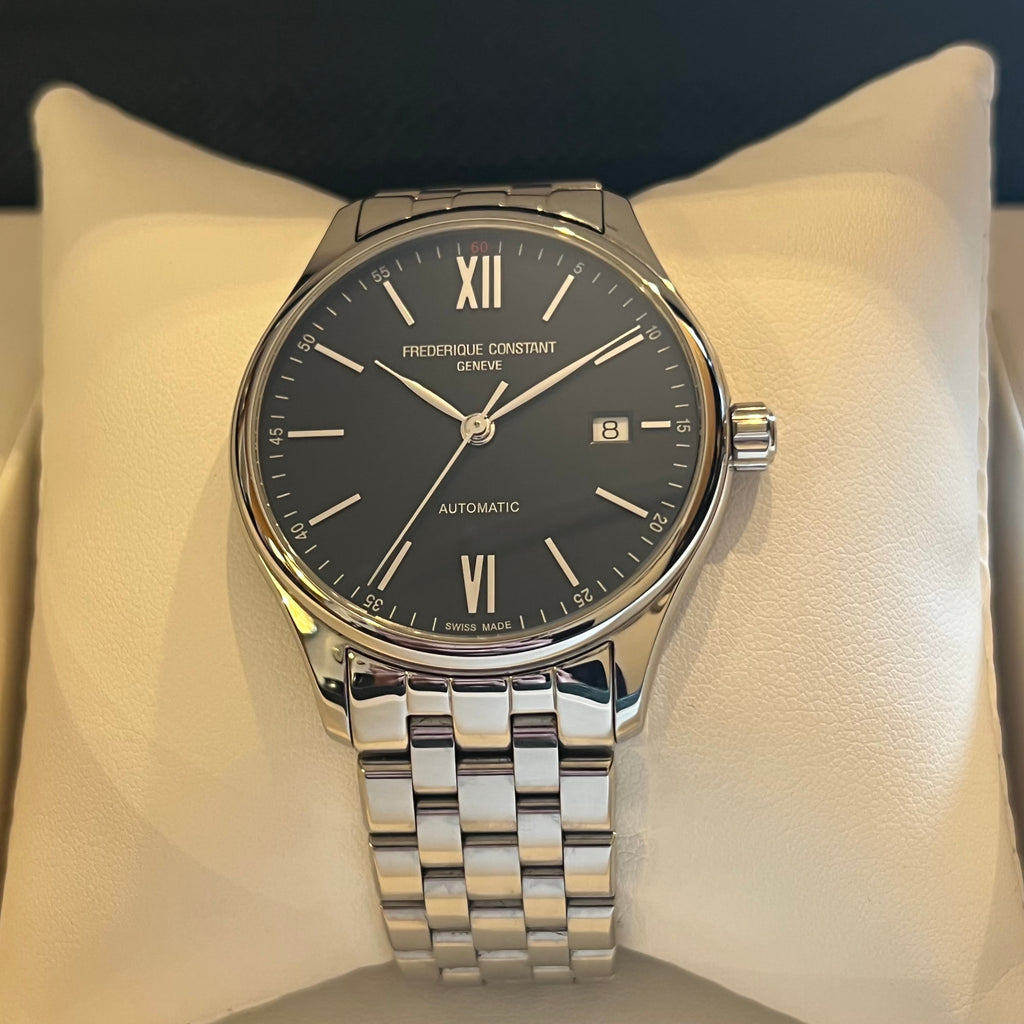 FREDERIQUE CONSTANT クォーツ腕時計 黒レザー ローマ数字 1_0ade416a-5ee5-461f-98b5-
