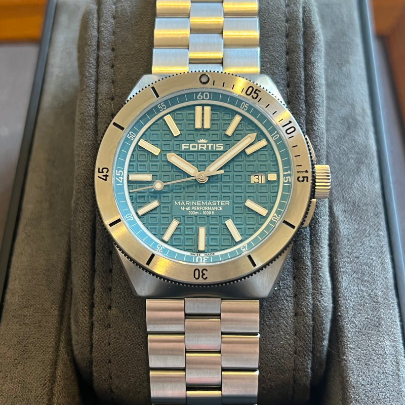 Fortis Marinemaster M-40 Serenity Blue Full Set F8120004