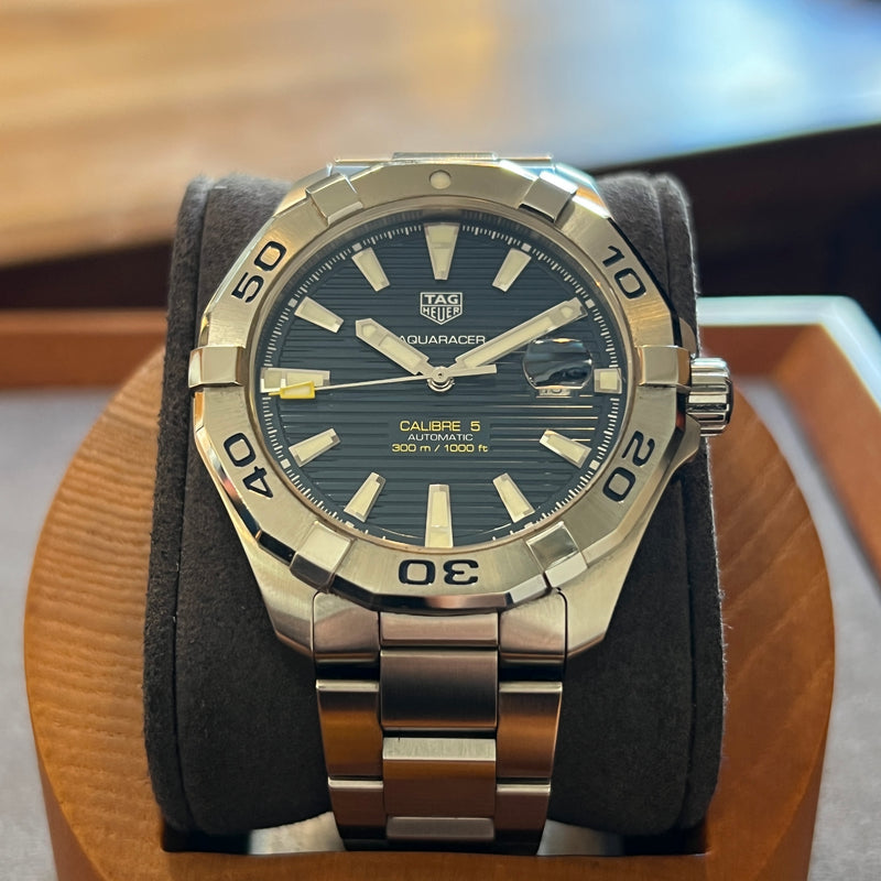 TAG Heuer Aquaracer Calibre 5 Blue Dial WAY2012