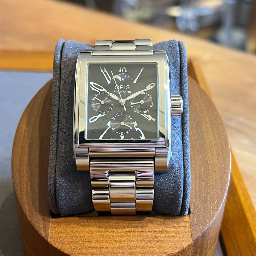 Oris Rectangular Day-Date Moonphase 7528