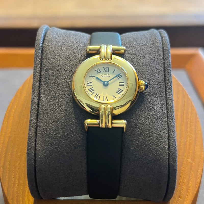 ✨Cartier✨カルティエ✨マスト✨コリゼ✨590002✨SV925✨腕時計✨ Cartier Must Colisee Gold Plated 590002