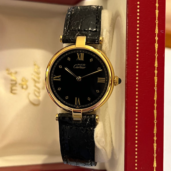 Cartier Must Vendôme Vermeil 1993 Full Set 590003