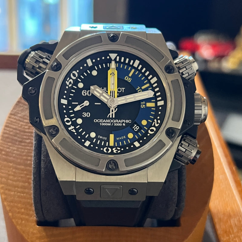 HUBLOT 置物 Hublot King Power Oceanographic Titanium 732.NX.1127.RX