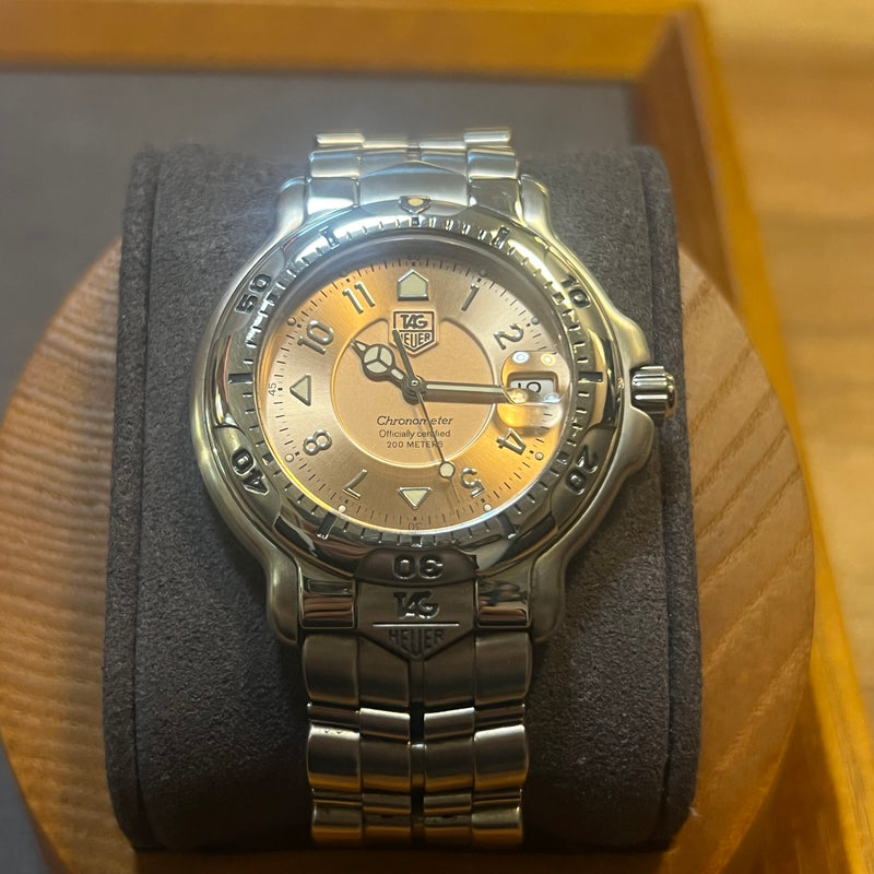 Tag Heuer P6000 Salmon Dial Full Set WH5115-K1