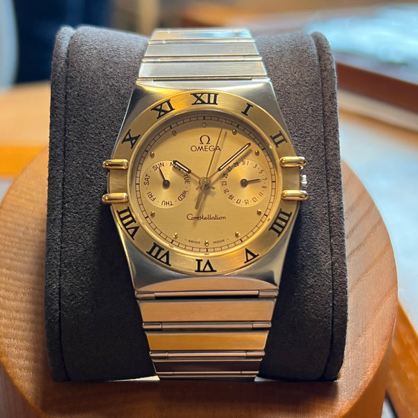 Omega Constellation Day-Date Gold Bezel 396.1069