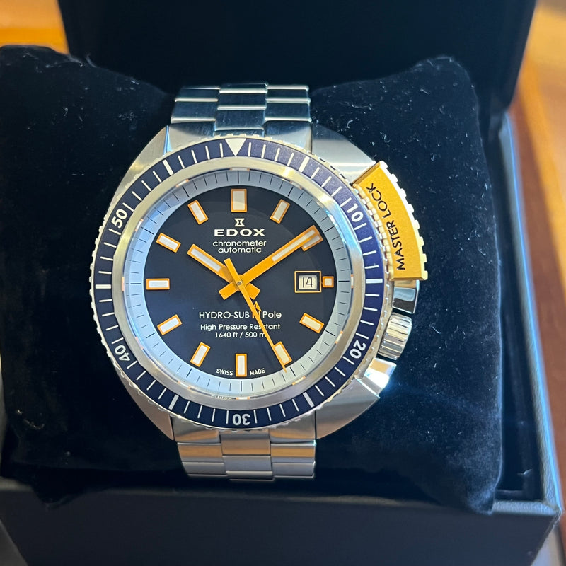 Edox Hydro-Sub North Pole Full Set 80201-3BUO-BU