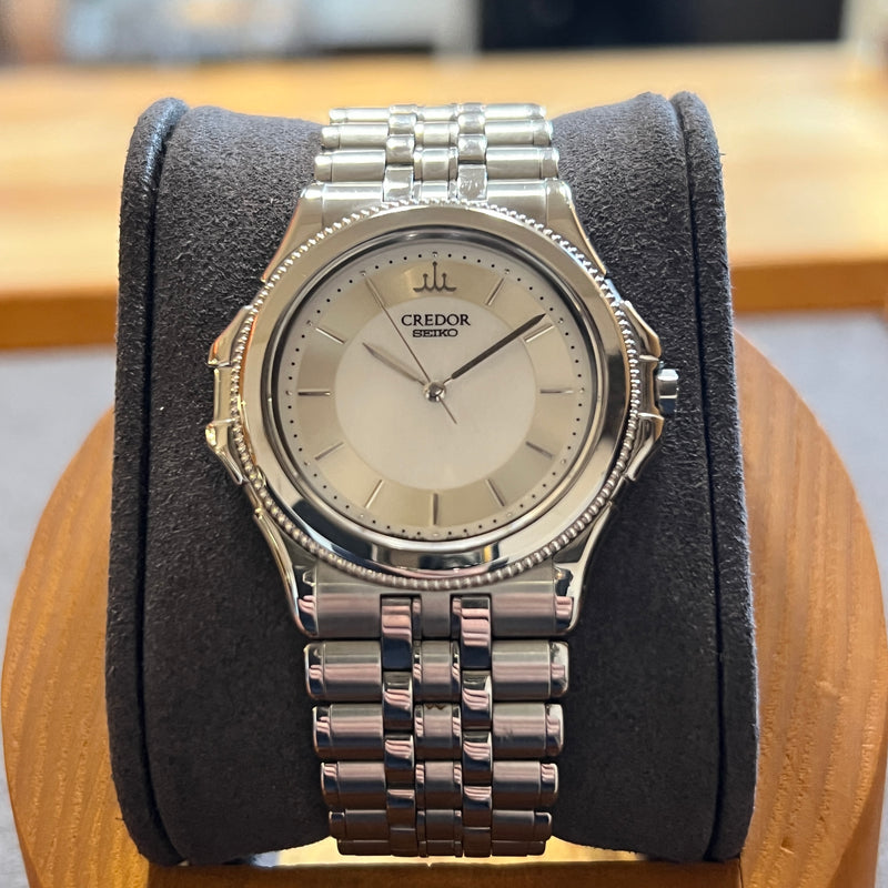 Seiko Credor Pacific White Gold Bezel 8J81-6A20