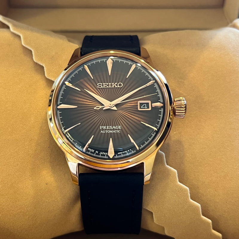 Seiko Presage Brown Dial Full Set 4R35-01T0 SARY128