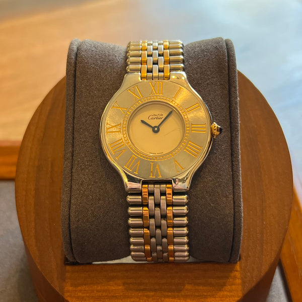 Cartier Must 21 Scratch Sapphire Glass