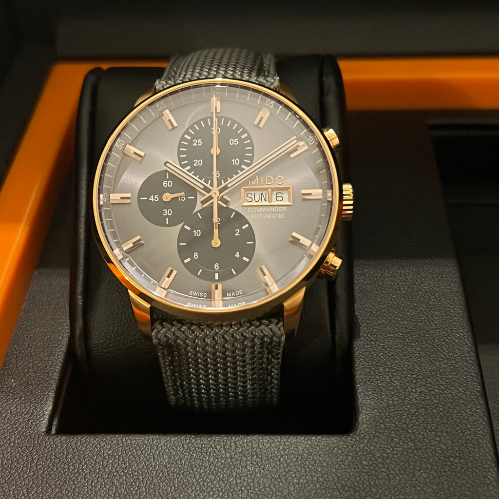 Mido Commander Chronograph 2023 Full Set M016.414.36.081.00