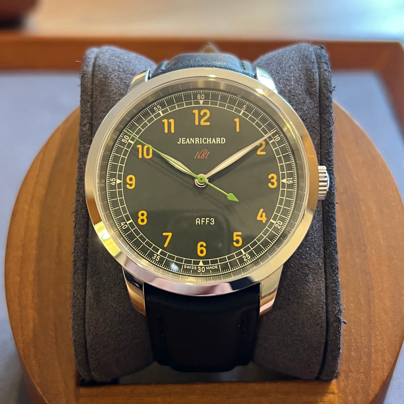 JeanRichard 1681 AFF3 Green Dial Automatic 60300-11-A11-AAP