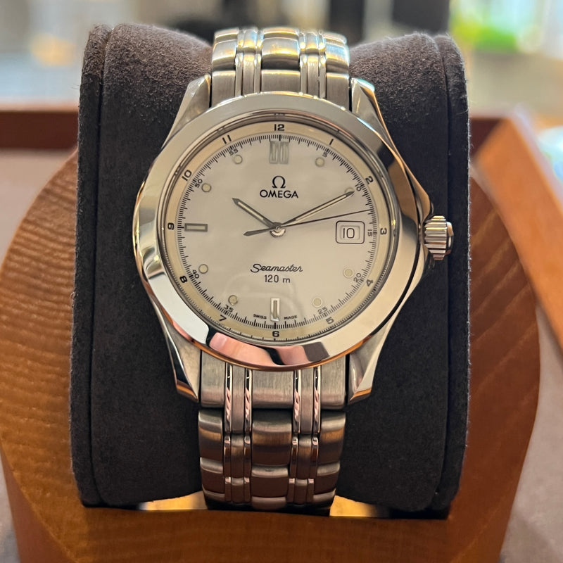 時計 OMEGA Seamaster 120m Omega Seamaster 120M White Dial 2511.20
